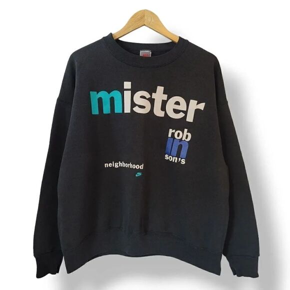 NEW Vintage 90s Nike x Mr. Robinson's Neighborhood Ad Promo Sweatshirt Size XL - Picture 10 of 10